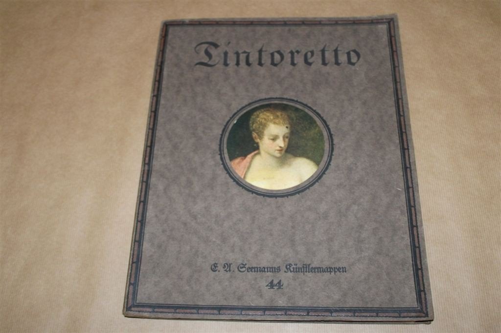 Antieke Kunstmap Tintoretto 1921. Kleurenreproducties., Ophalen of Verzenden, Gelezen
