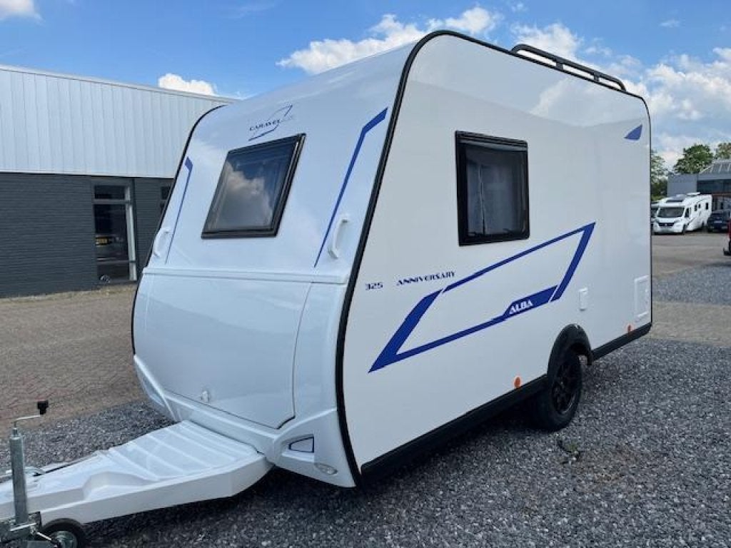 Caravelair Alba 325 Anniversary Line 2026, Standaardzit, Schokbreker, Tot en met 2, Bedrijf