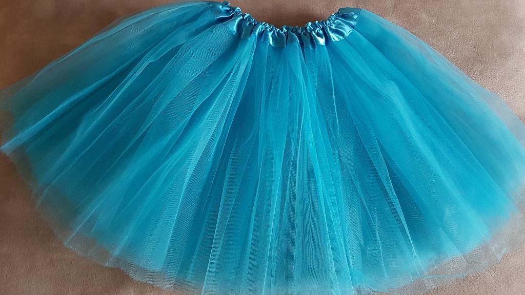 Nieuw lichtblauw petticoat / tule / tutu / onderrok, 34 tm44, Ophalen of Verzenden, Nieuw, Blauw, Boven de knie