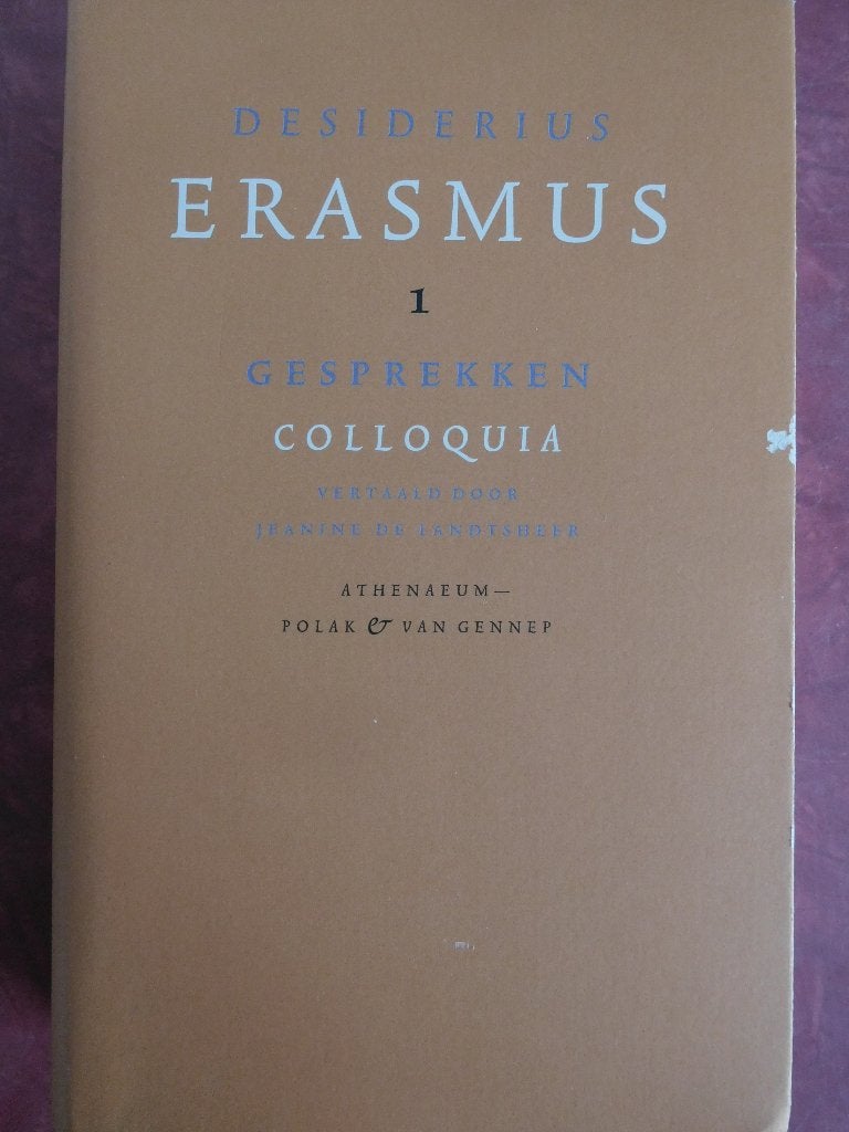Erasmus Gesprekken Colloquia, Ophalen of Verzenden, Zo goed als nieuw