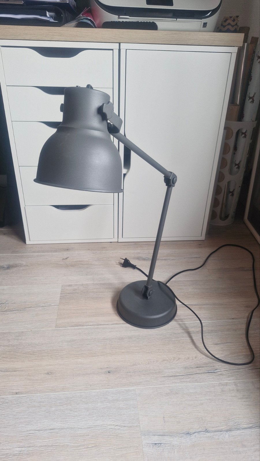 ikea hektar bureaulamp, Ophalen, E14 (klein), Zo goed als nieuw, Minder dan 100 cm