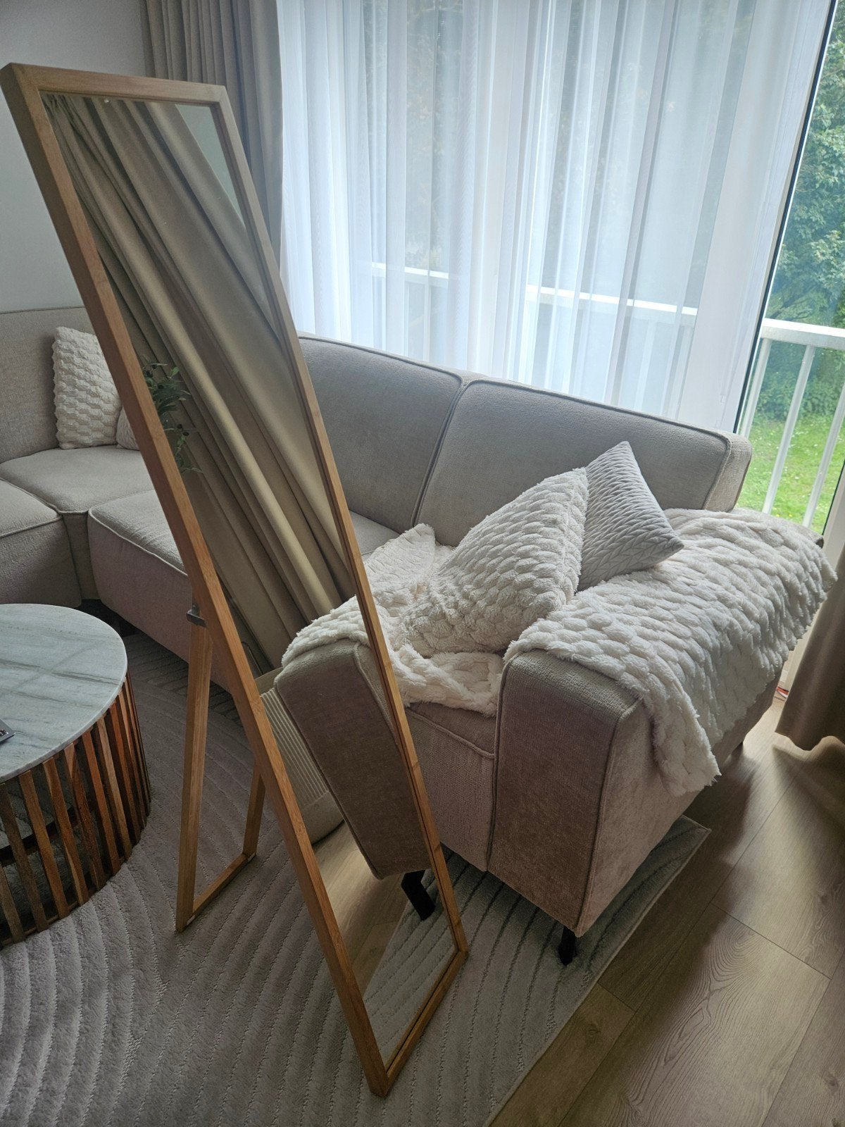 Spiegel 30x150 zgan Ikea, Huis en Inrichting, Woonaccessoires | Spiegels, Ophalen, Zo goed als nieuw, Minder dan 50 cm