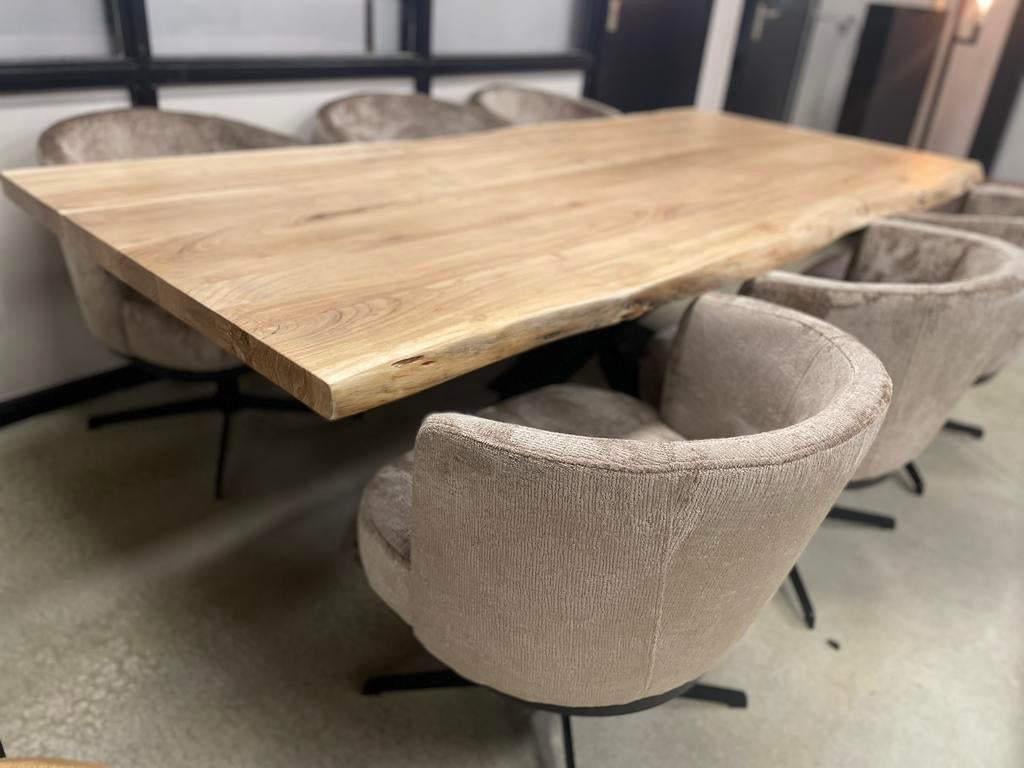 LEEGVERKOOP ACACIA VOORRAAD ! 379 BIJ CHEFMEUBEL SALE, Bruin, Nieuw, Ophalen of Verzenden, Modern