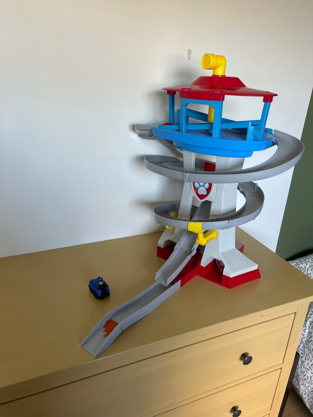Paw Patrol Uitkijk Toren Racebaan met Chase Voertuig, Zelf te bouwen, Handmatig, Ophalen, Overige merken