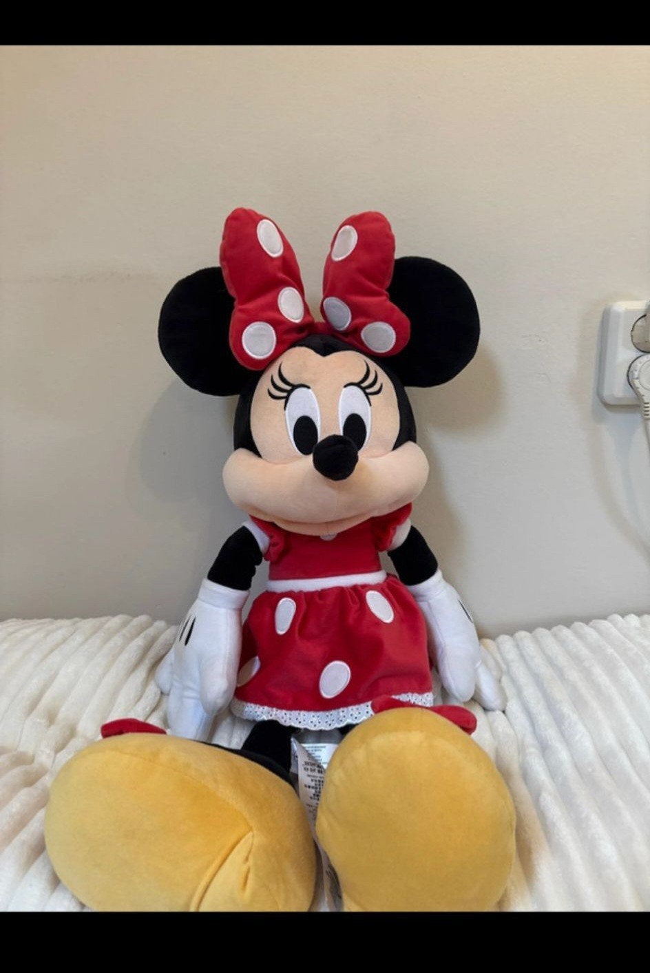 mini mouse uit Disney parijs, Ophalen of Verzenden, Mickey Mouse, Zo goed als nieuw, Beeldje of Figuurtje