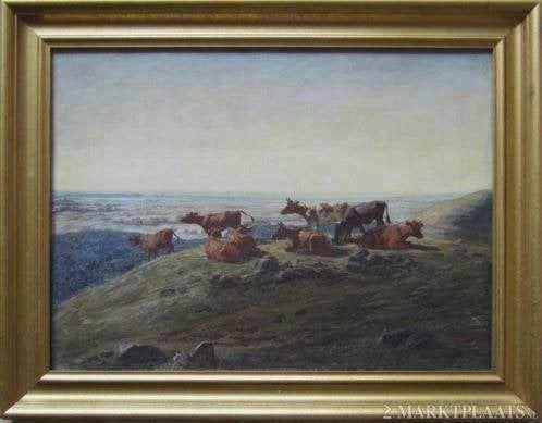 =Luplau Janssen 1869-1927== landschap met koeien =, Ophalen