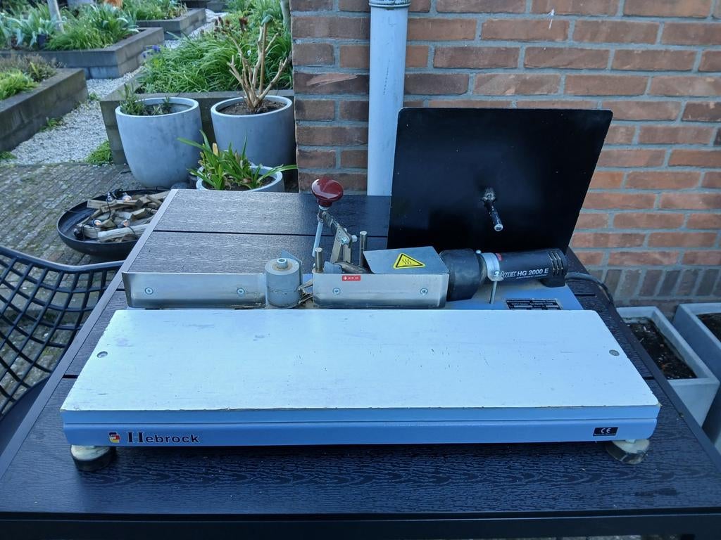 Hebrock kantenlijmer – professioneel & compact, Ophalen