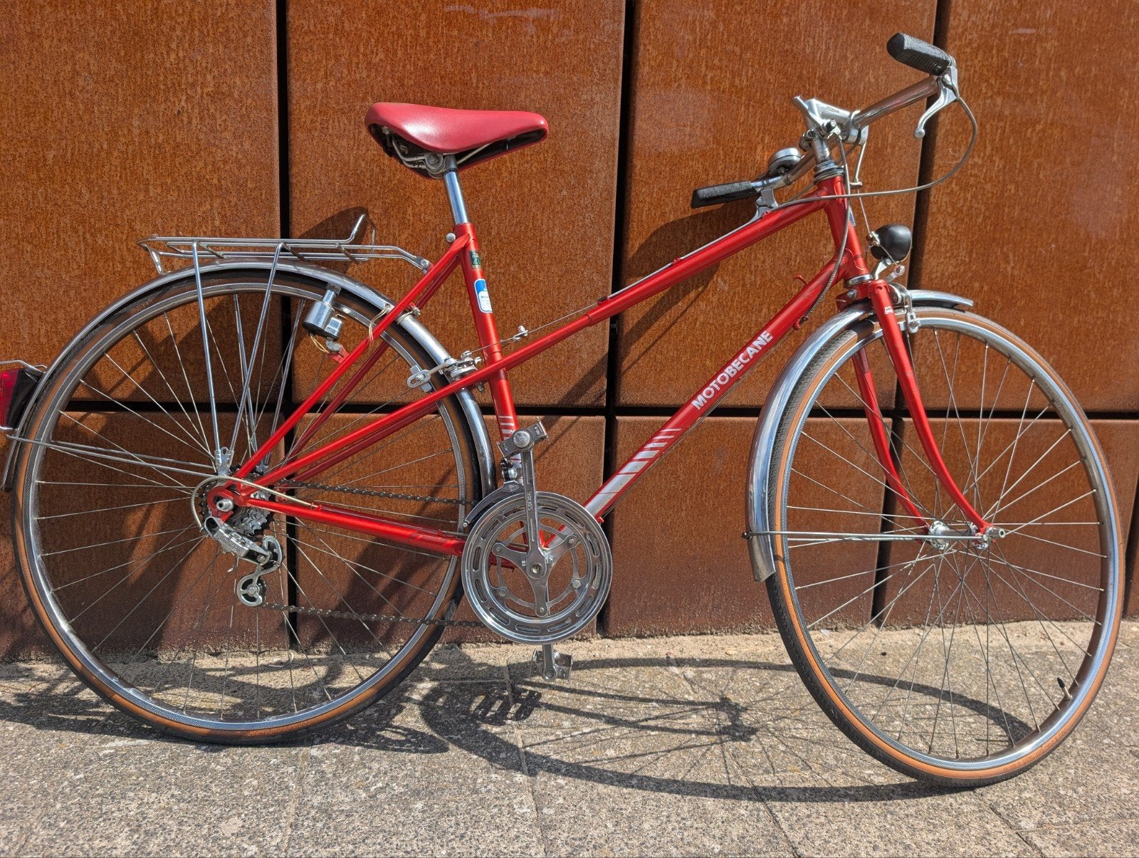 Motobecane vintage mixte sportfiets, Fietsen en Brommers, 53 tot 56 cm, 10 tot 15 versnellingen, Zo goed als nieuw, Ophalen