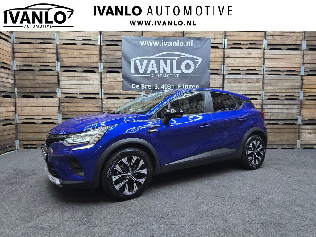 Renault Captur 1.6 E-Tech Hybrid 145 Limited Navigatie Clima, Gebruikt, 4 cilinders, Parkeersensor, Blauw