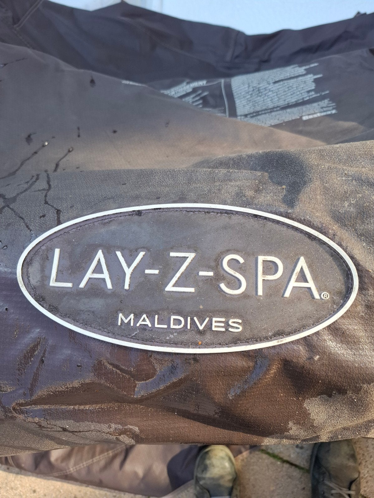 lay z spa maldives pomp, dekzeil en meer, Ophalen, Gebruikt, Filter, Opblaasbaar