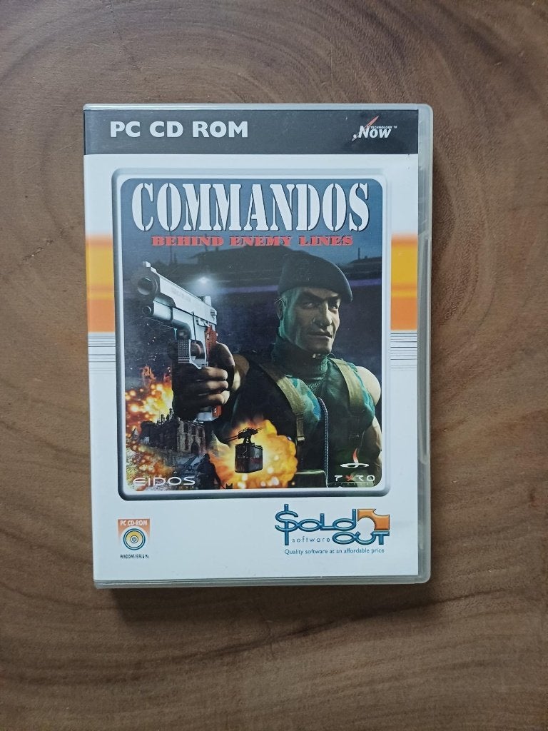 Commandos: Behind Enemy Lines - PC CD-ROM, 1 speler, Ophalen of Verzenden, Zo goed als nieuw, Vanaf 3 jaar