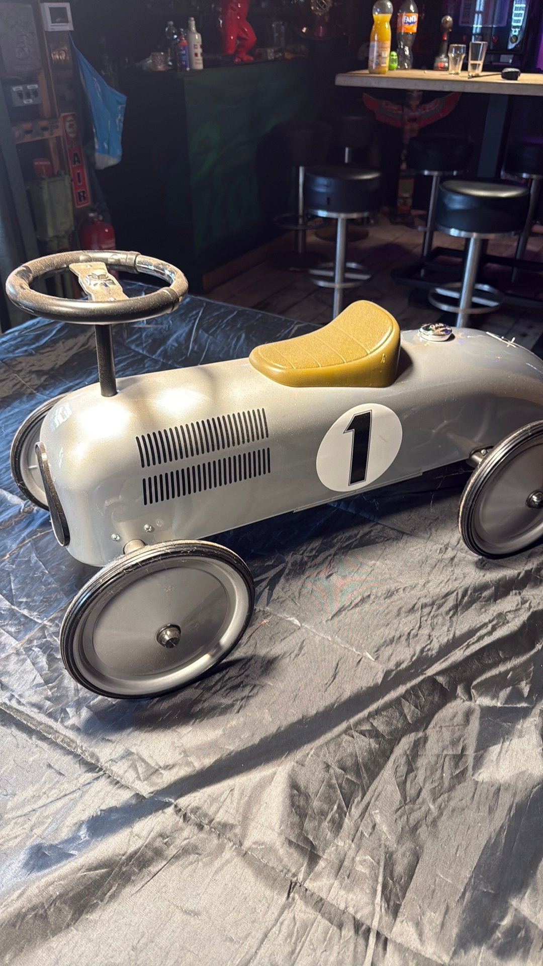 Loopauto retro look, Ophalen, Zo goed als nieuw, Overige merken