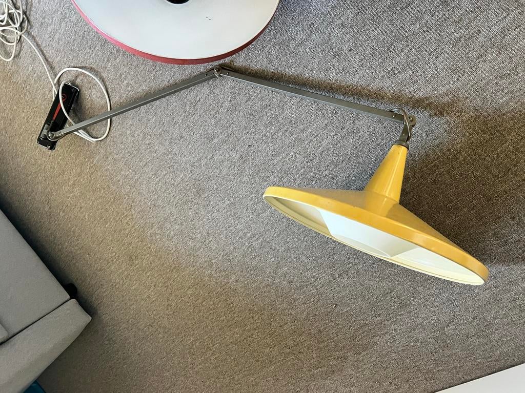 Gispen Panama gele Wandlamp, Ophalen of Verzenden, Zo goed als nieuw