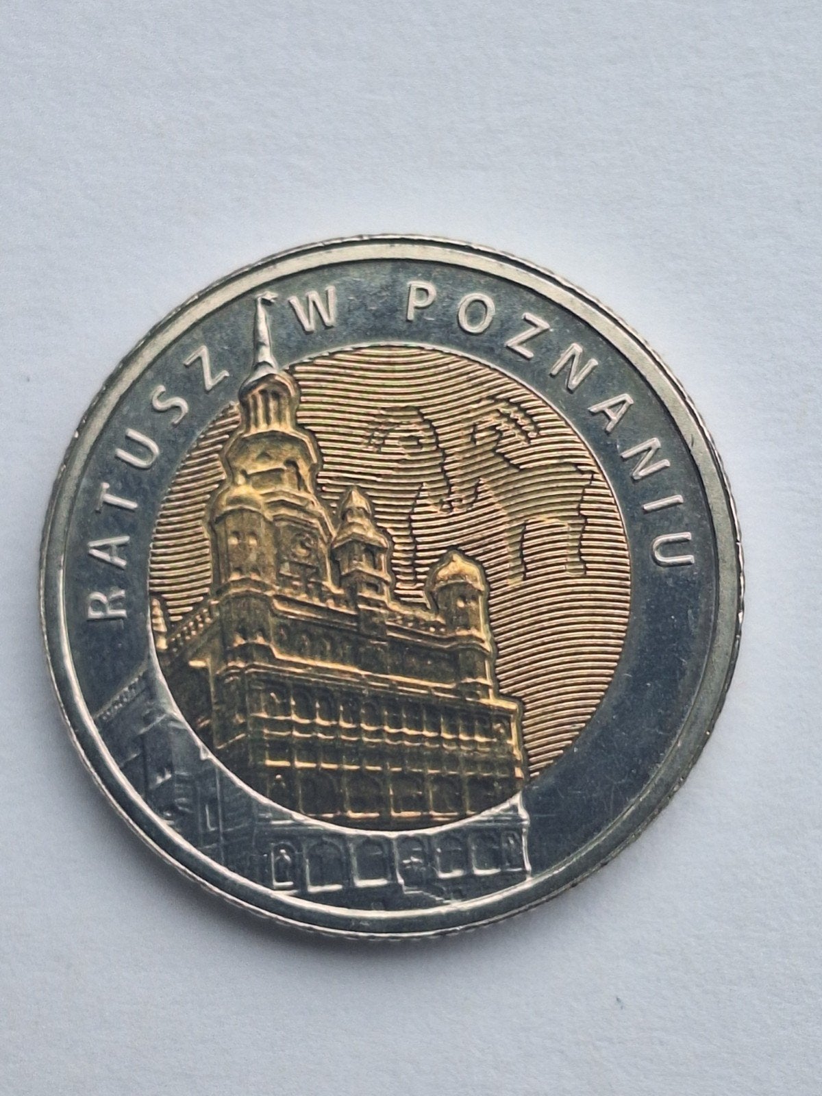 POLEN 5 zlotych 2015, oude stadhuis in Poznan, Ophalen of Verzenden, Overige waardes