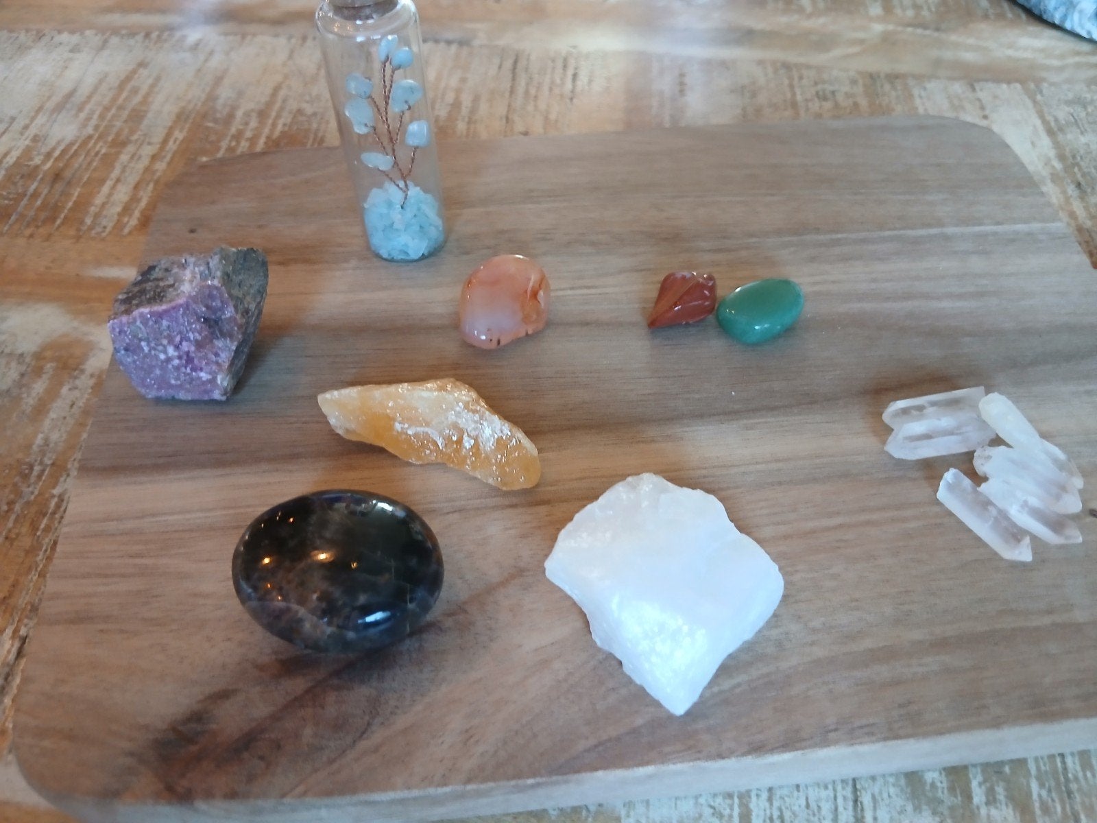 Diverse collectie edelstenen en mineralen, Ophalen of Verzenden, Zo goed als nieuw