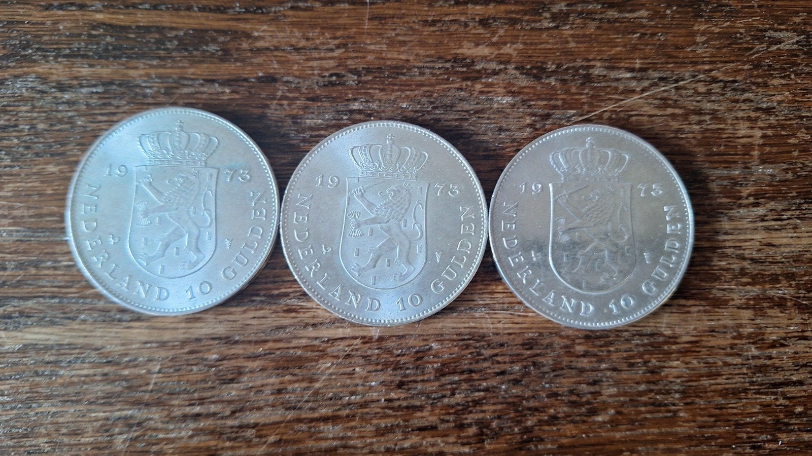 Zilveren Tientjes 1973 Juliana Nederland, Ophalen, Koningin Juliana, Zilver, Losse munt