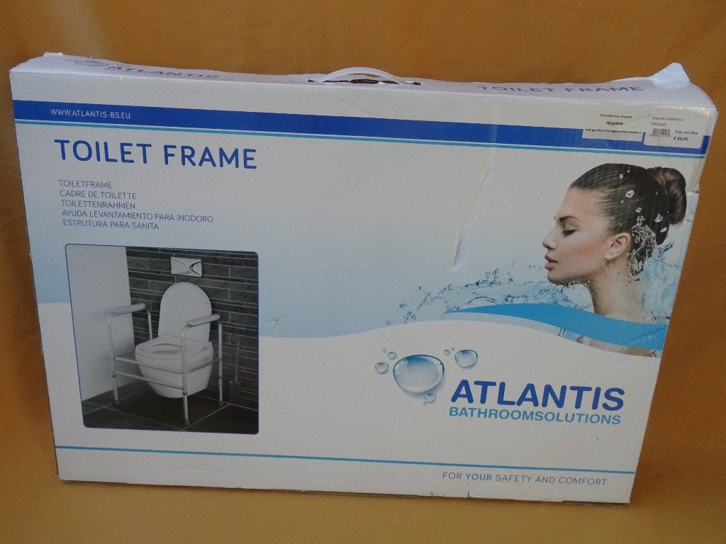 Atlantis toiletframe nieuw in doos sta-op hulp toilet wc-rek, Ophalen of Verzenden, Nieuw