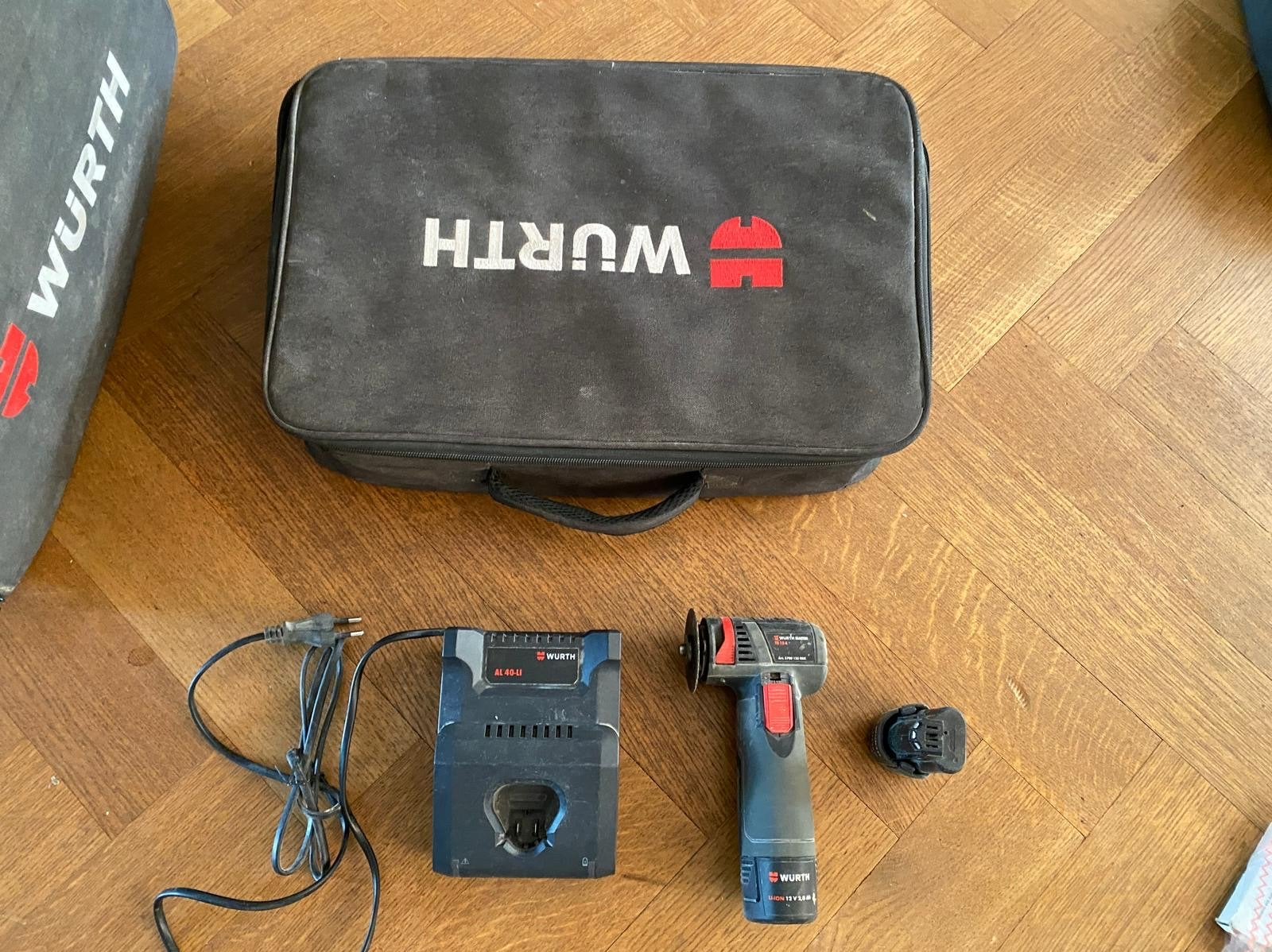 Würth Haakse Slijper op accu, Ophalen, Gebruikt, Haakse handslijpmachine
