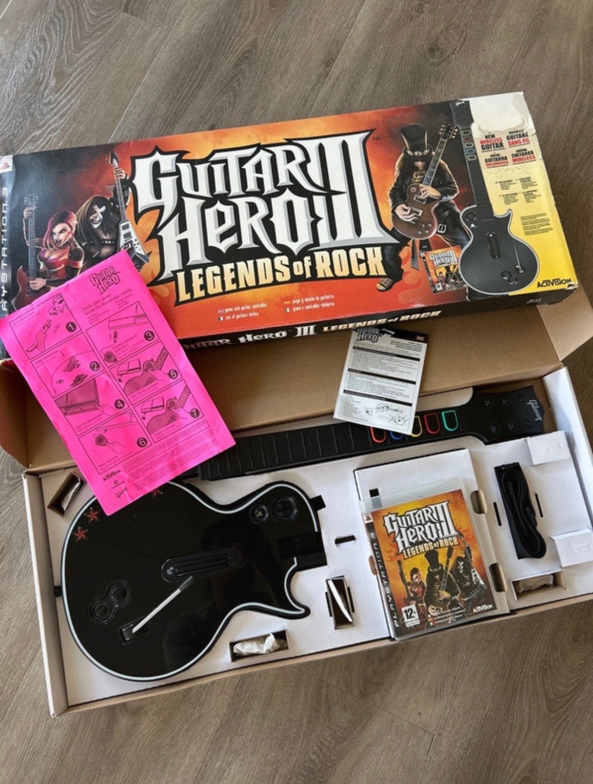 Guitar Hero III Legends of Rock Les Paul-set (PS3), Spelcomputers en Games, Games | Sony PlayStation 3, Muziek, Gebruikt, 2 spelers