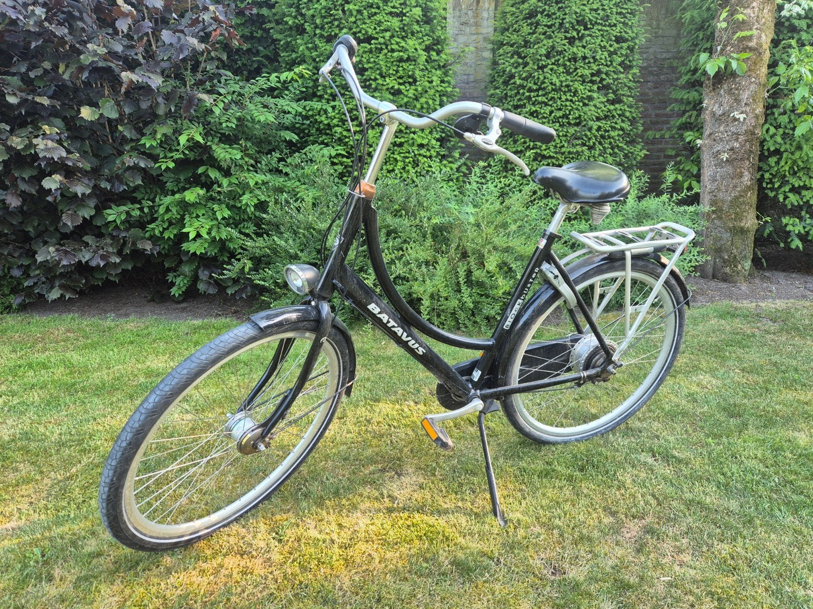 Batavus Blockbuster Damesfiets - Zwart, Terugtraprem, Gebruikt, Versnellingen, Batavus