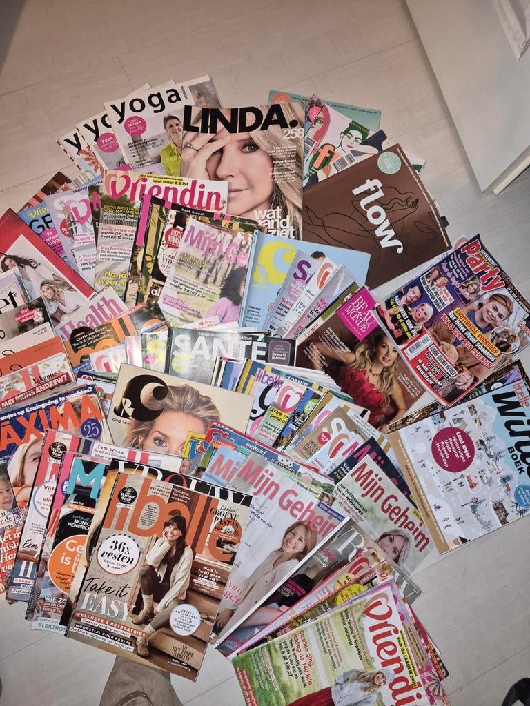 Heel veel tijdschriften, Ophalen