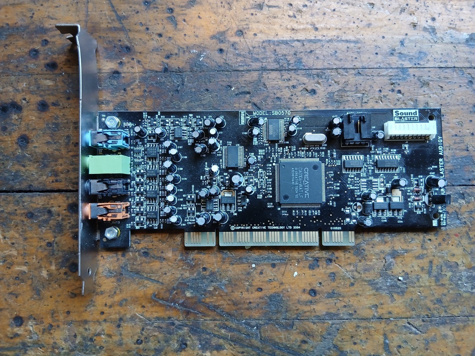 Creative Sound Blaster Audigy SB0570 Geluidskaart, Computers en Software, Geluidskaarten, Gebruikt, Intern, Creative, Creative Labs