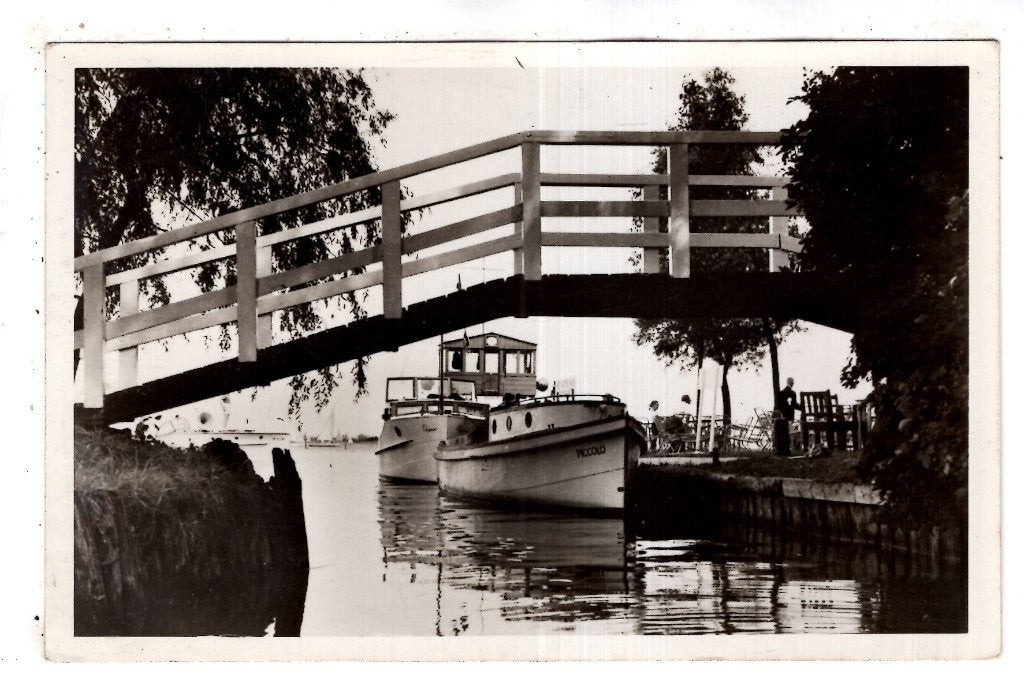 Loosdrecht Doorkijkje Loopbrug Nw Loosdrecht, Verzenden, 1920 tot 1940, Ongelopen, Utrecht