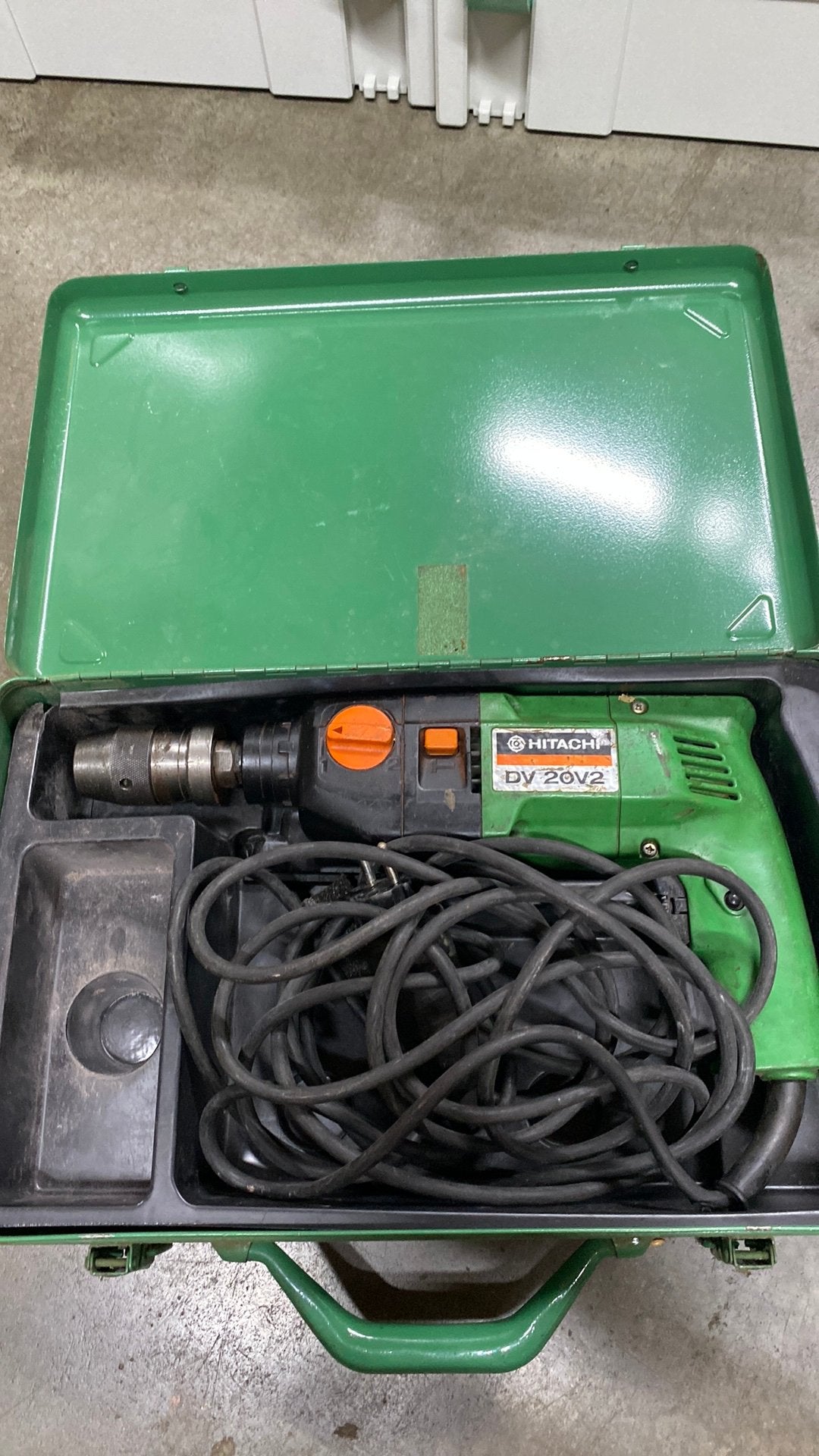 Klopboormachine hitachi DV20V2.  230volt, Doe-het-zelf en Verbouw, Gereedschap | Boormachines, Boormachine, Ophalen of Verzenden
