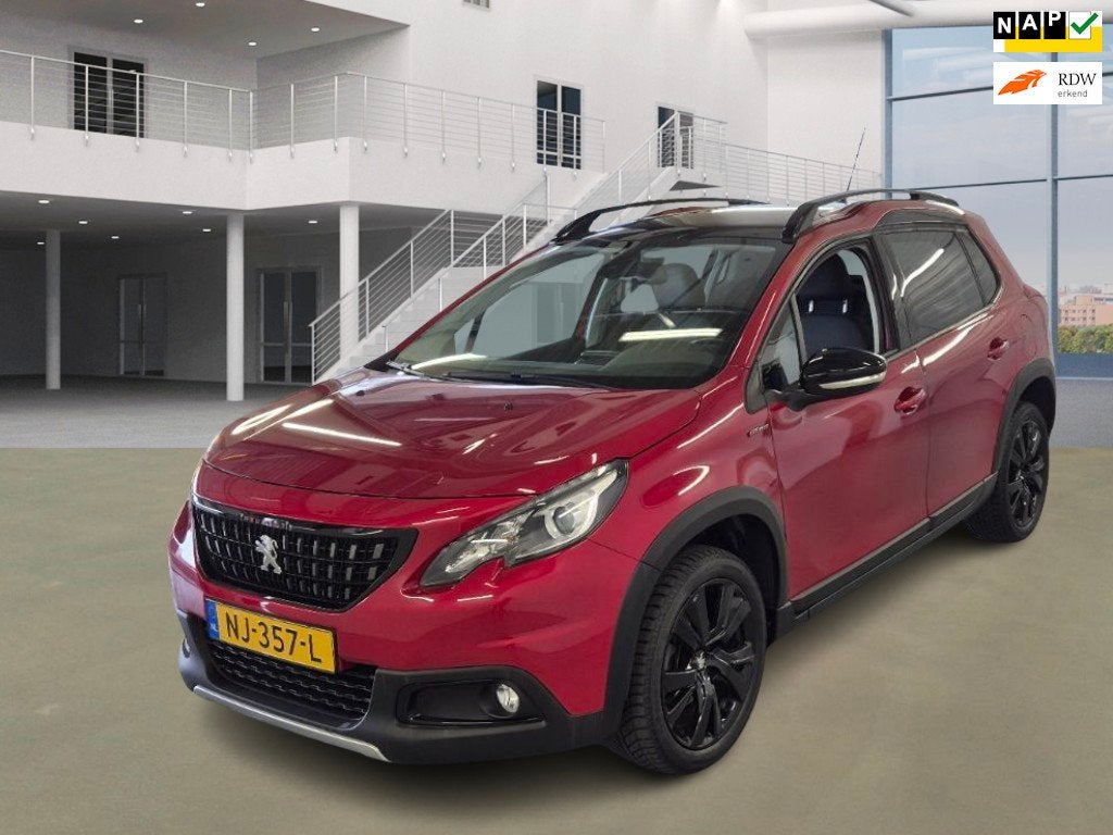 Peugeot 2008 1.2 PureTech GT-line !UNIEK KM STAND MET NAP!, Euro 6, Origineel Nederlands, Bedrijf, Handgeschakeld