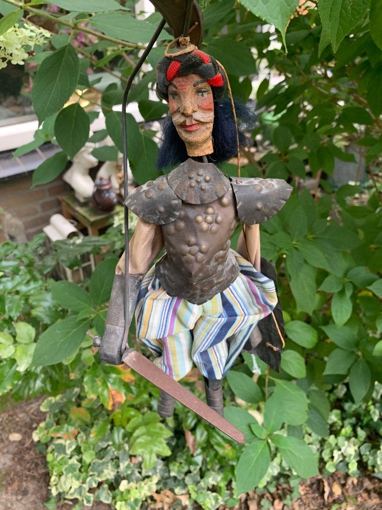 Siciliaanse marionet - Moorse Ridder (Opera dei Pupi) 30 cm, Ophalen of Verzenden