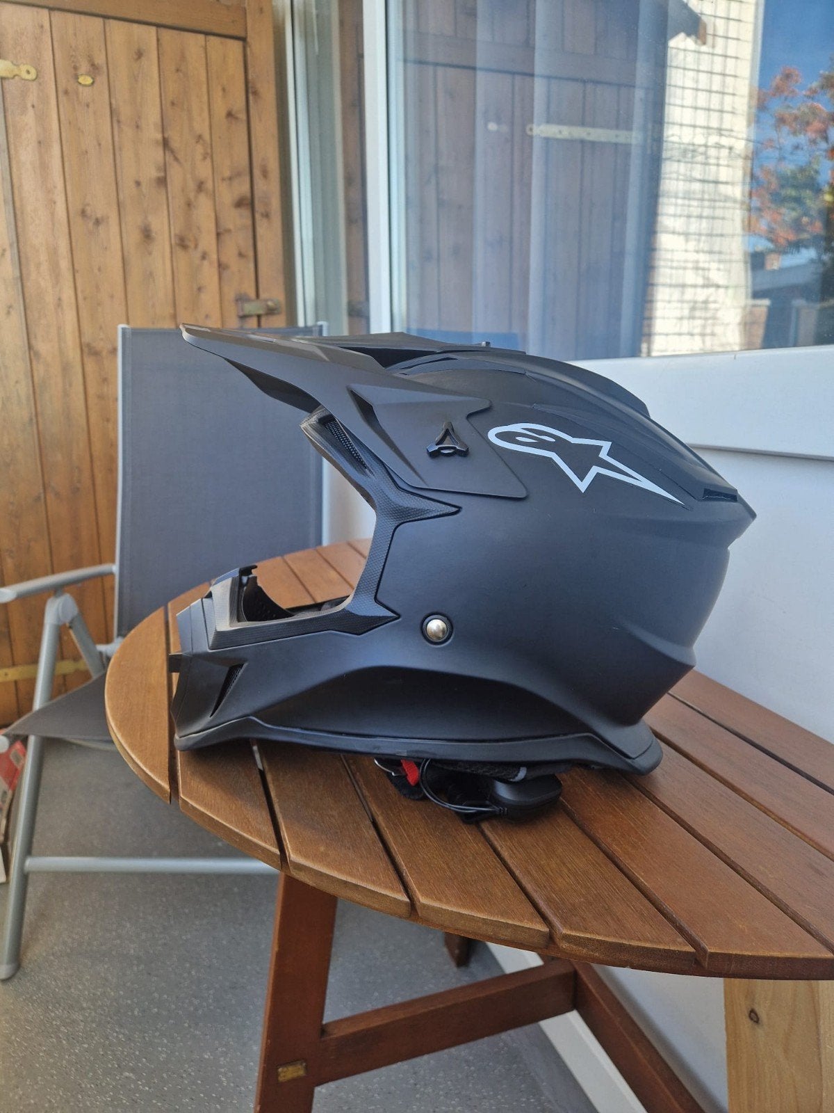Stoere brommerhelm mt 57/58, Motoren, Kleding | Motorhelmen, Overige merken, M, Ophalen of Verzenden, Integraalhelm