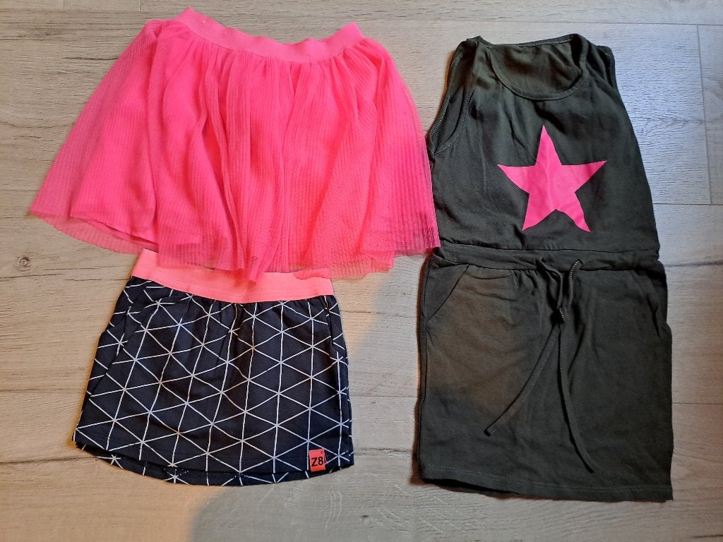 Zomer kleding meisje maat 116, Ophalen of Verzenden, Gebruikt, Meisje, Jurk of Rok