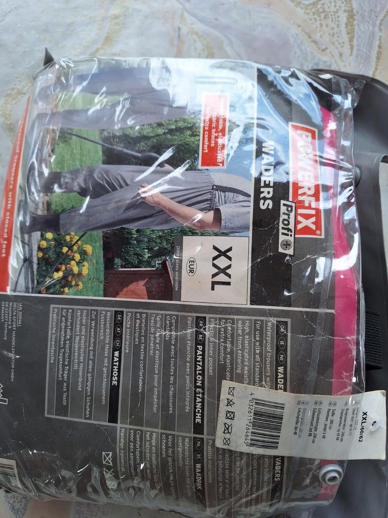 POWERFIX Profi Waadpak XXL - Nieuw, Ophalen, POWERFIX Profi, Grijs, Maat 56/58 (XL)