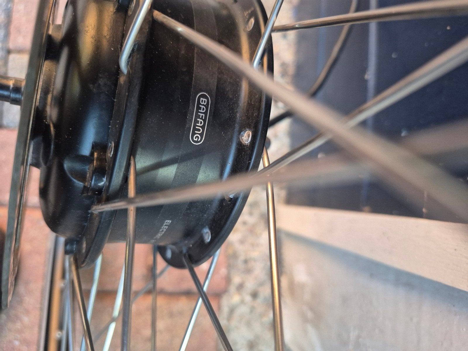 Bafang voorwielmotor incl compleet voorwiel, Ophalen of Verzenden, Gebruikt
