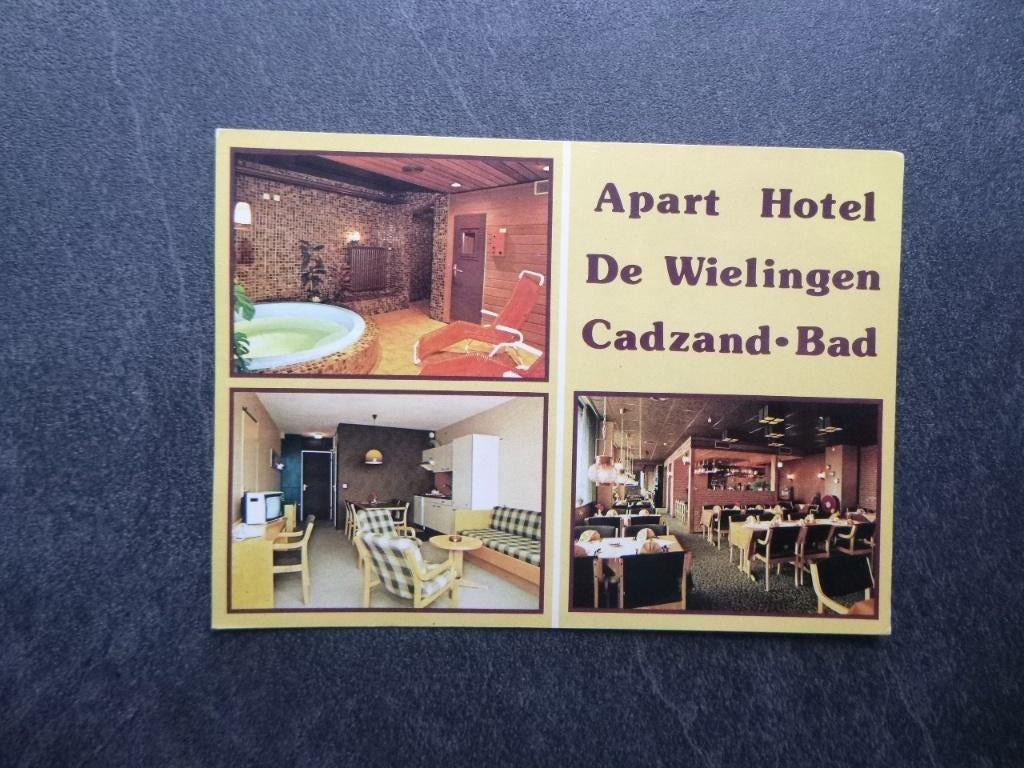 Cadzand-Bad, aparthotel de Wielingen/interieur 1980, Verzenden, 1980 tot heden, Gelopen