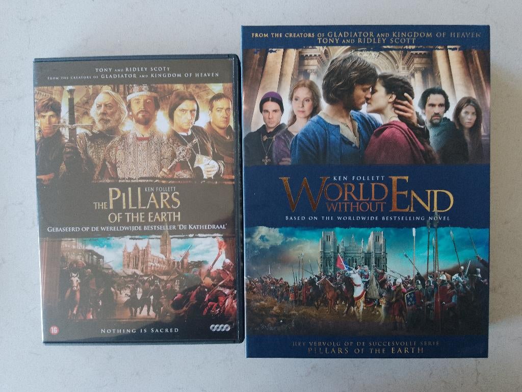 Pillars of the earth & World without end, Vanaf 16 jaar, Ophalen of Verzenden, Zo goed als nieuw, Overige genres