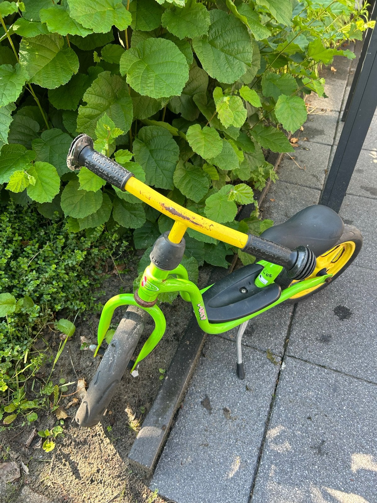 Puky loopfiets groen/geel - Gebruikt, Ophalen, Gebruikt, Velgrem, 16 tot 20 inch