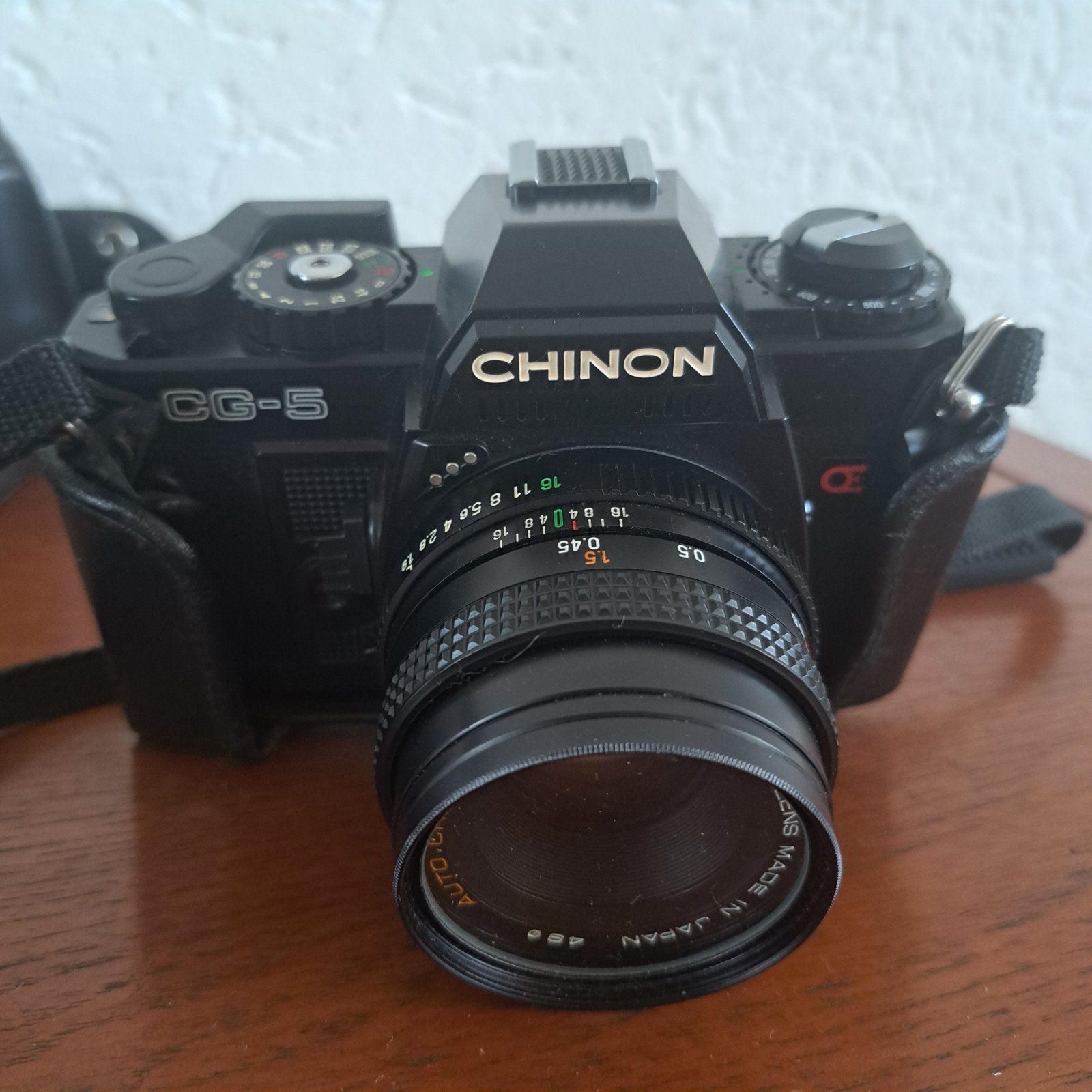 Vintage Chinon CG-5 spiegelreflexcamera met lens, Ophalen of Verzenden, Gebruikt, Spiegelreflex, Overige Merken