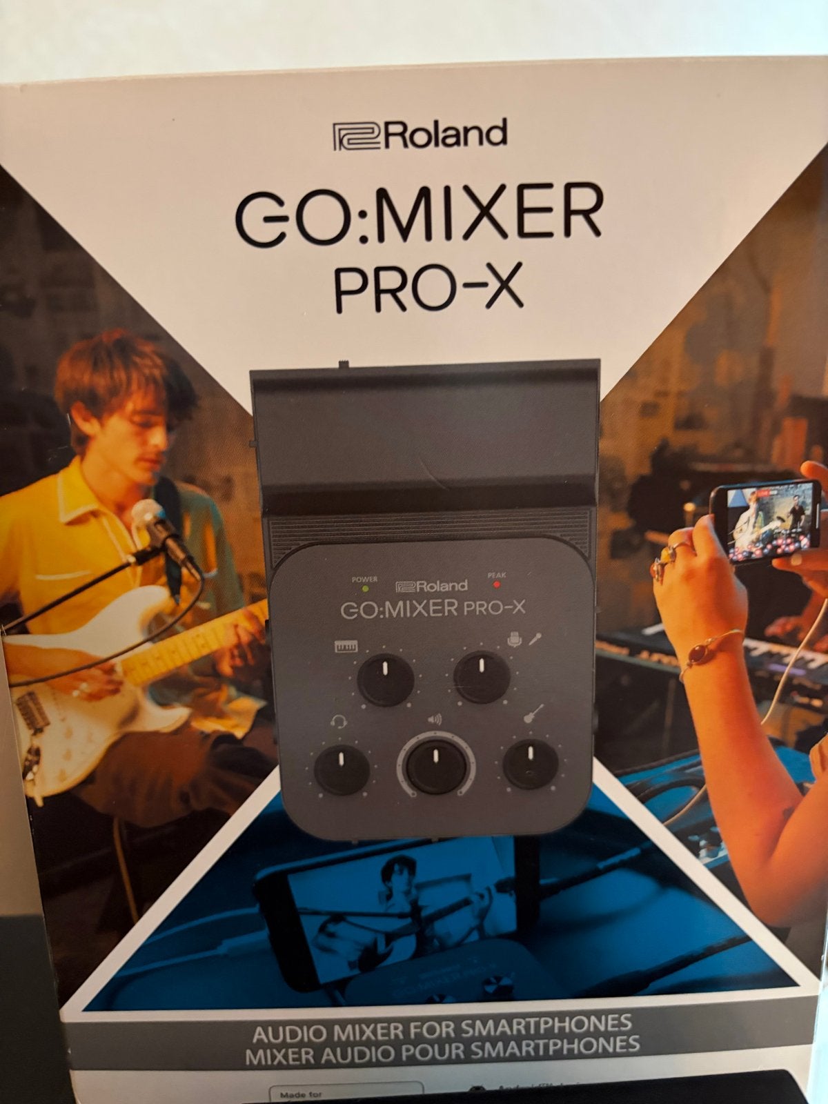 Roland GO:MIXER PRO-X Audio Mixer voor Smartphones, Muziek en Instrumenten, Mengpanelen, Ophalen of Verzenden, Zo goed als nieuw