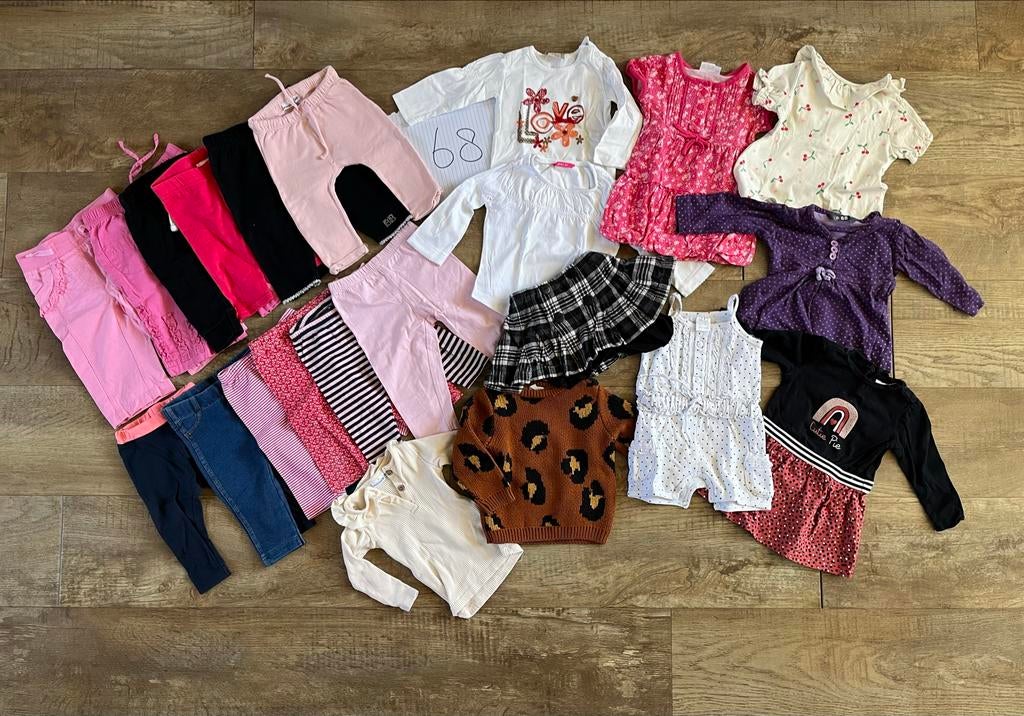 Babykleding pakket maat 68, Ophalen of Verzenden, Gebruikt, Maat 68