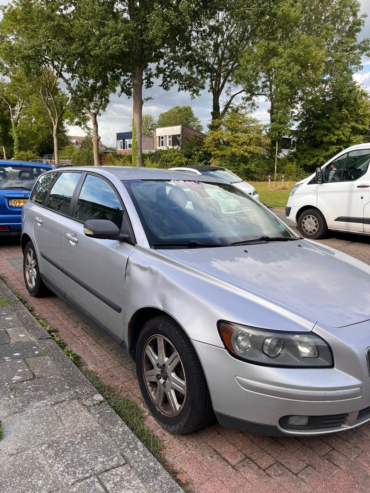 Volvo V50 1.8 2006 Grijs, Auto's, Voorwielaandrijving, 125 pk, 1281 kg, 4 cilinders