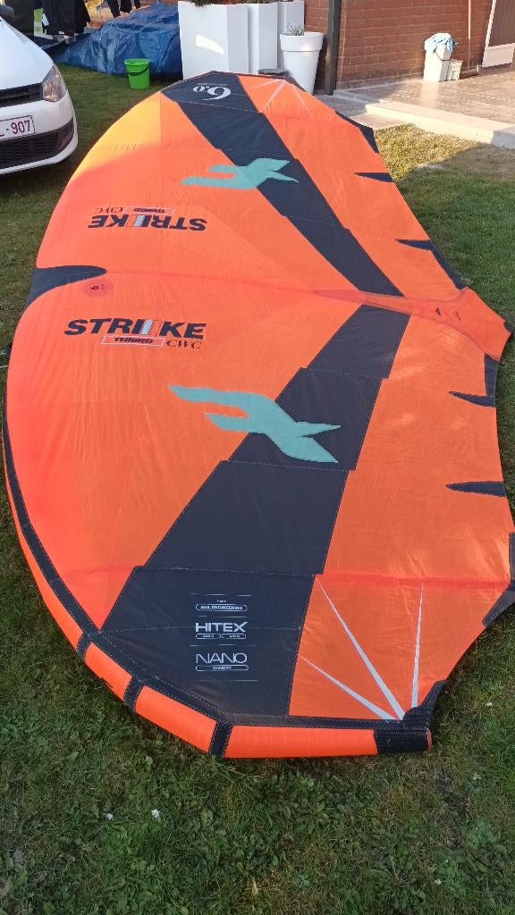 F-One Strike V3 5M,  6M CSW  en V1  5m, Watersport en Boten, Wingsurfen, Ophalen, Zo goed als nieuw, Wingsurf-wing