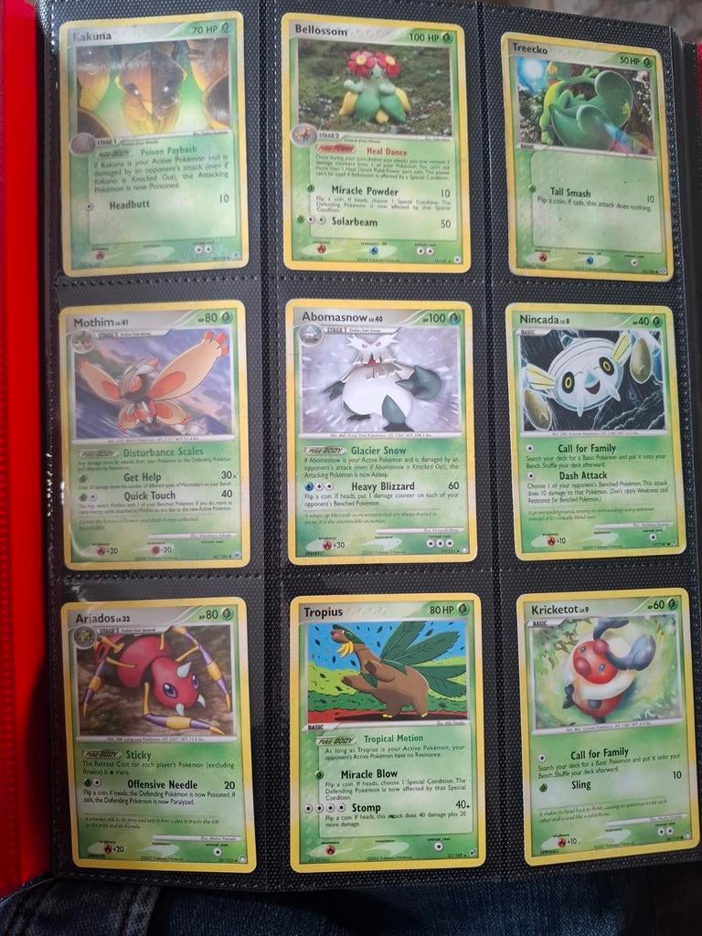 Grote verzameling Pokémon kaarten in map, Ophalen of Verzenden, Gebruikt, Meerdere kaarten