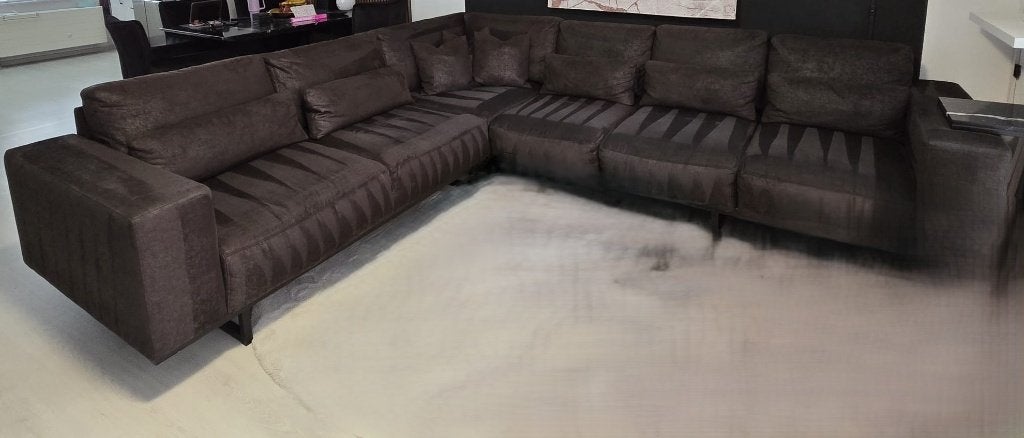 Zitmaxx loungehoekbank zwart, Huis en Inrichting, Banken | Bankstellen, Ophalen, Hoekbank, 300 cm of meer, 75 tot 100 cm
