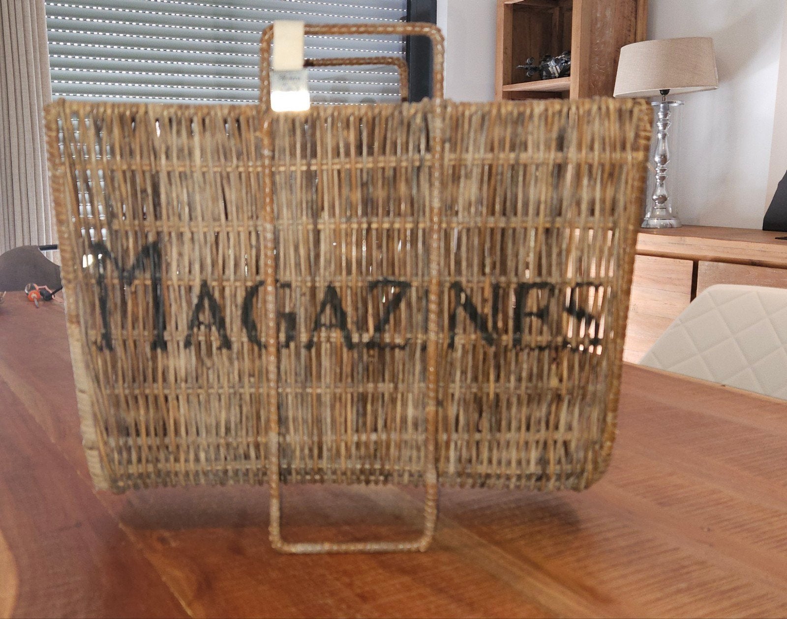 Rivièra Maison Rustic Rattan Magazine Mand, Ophalen of Verzenden, Zo goed als nieuw