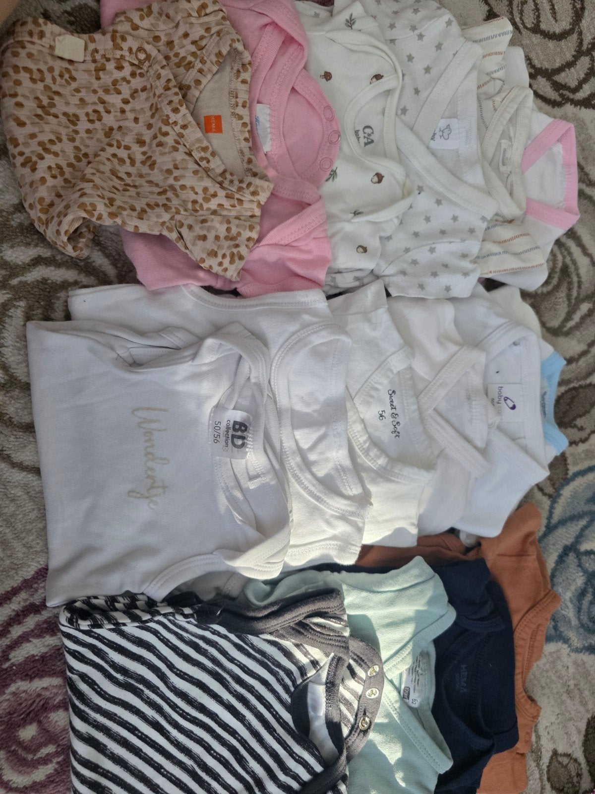 Grote kledingbundel voor baby meisjes (maat 50-68), Ophalen, Gebruikt, Diverse merken, Meisje
