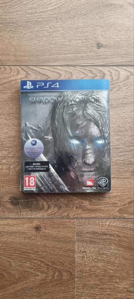 Middle-earth: Shadow of Mordor PS4 - Steelbook Edition, Avontuur en Actie, Vanaf 18 jaar, 1 speler, Ophalen of Verzenden