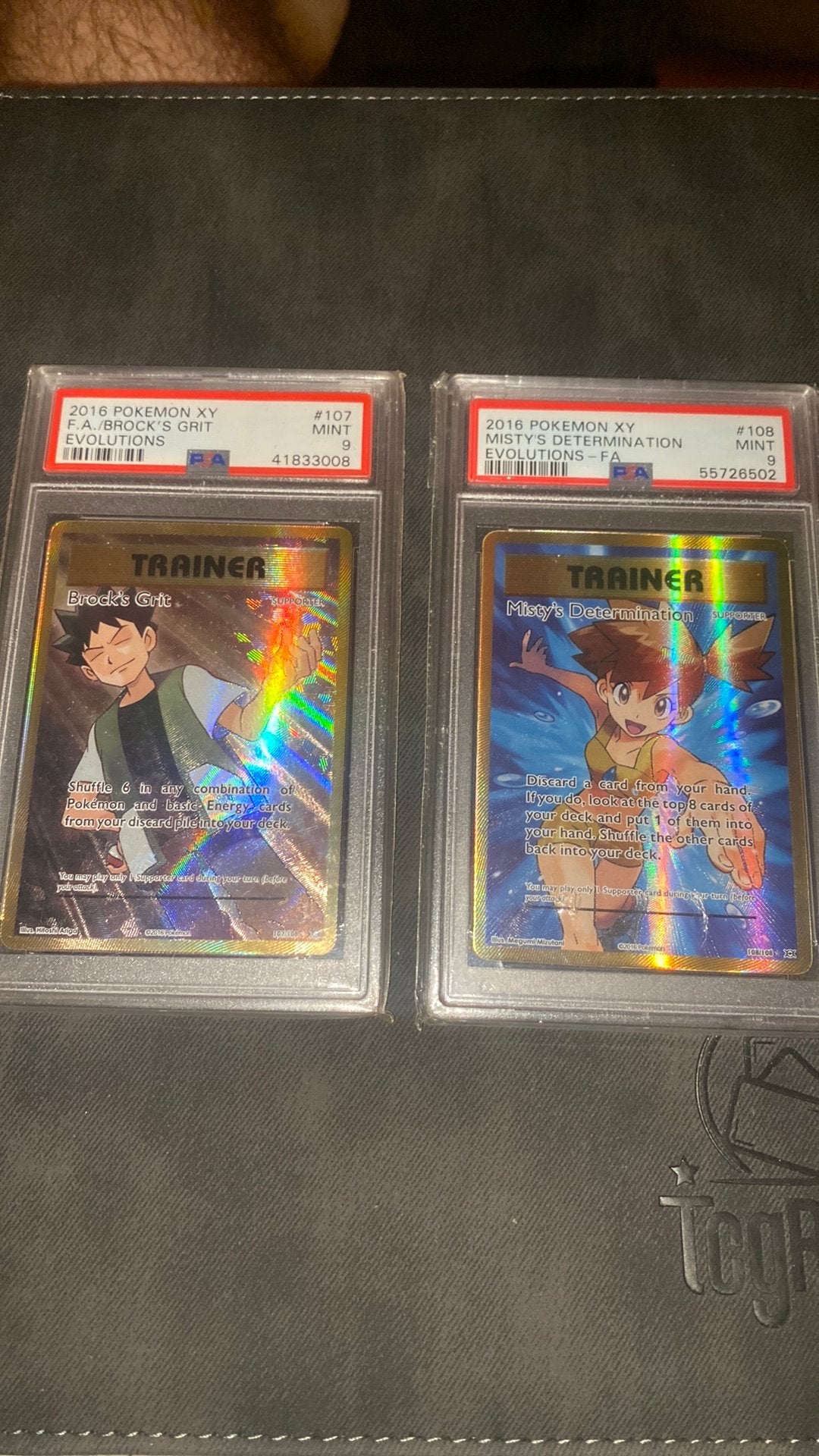 Brock’s grit + misty’s determination psa 9, Ophalen of Verzenden, Zo goed als nieuw