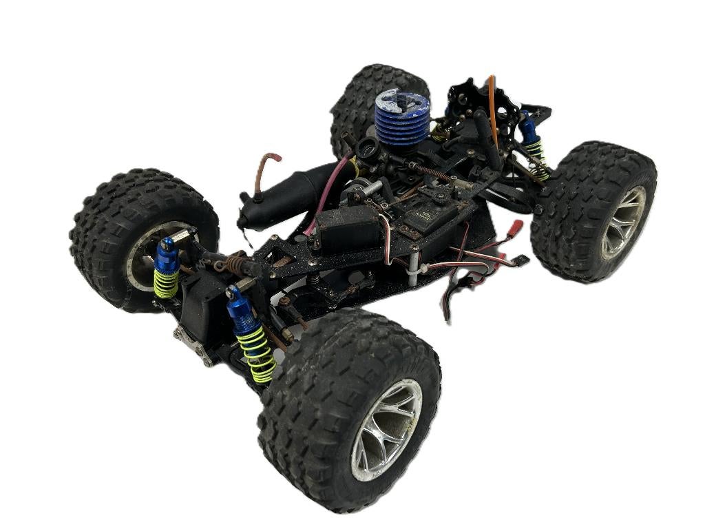 1/10 nitro offroad rc auto, Hobby en Vrije tijd, Modelbouw | Radiografisch | Auto's, Gebruikt, Auto offroad, Ophalen of Verzenden