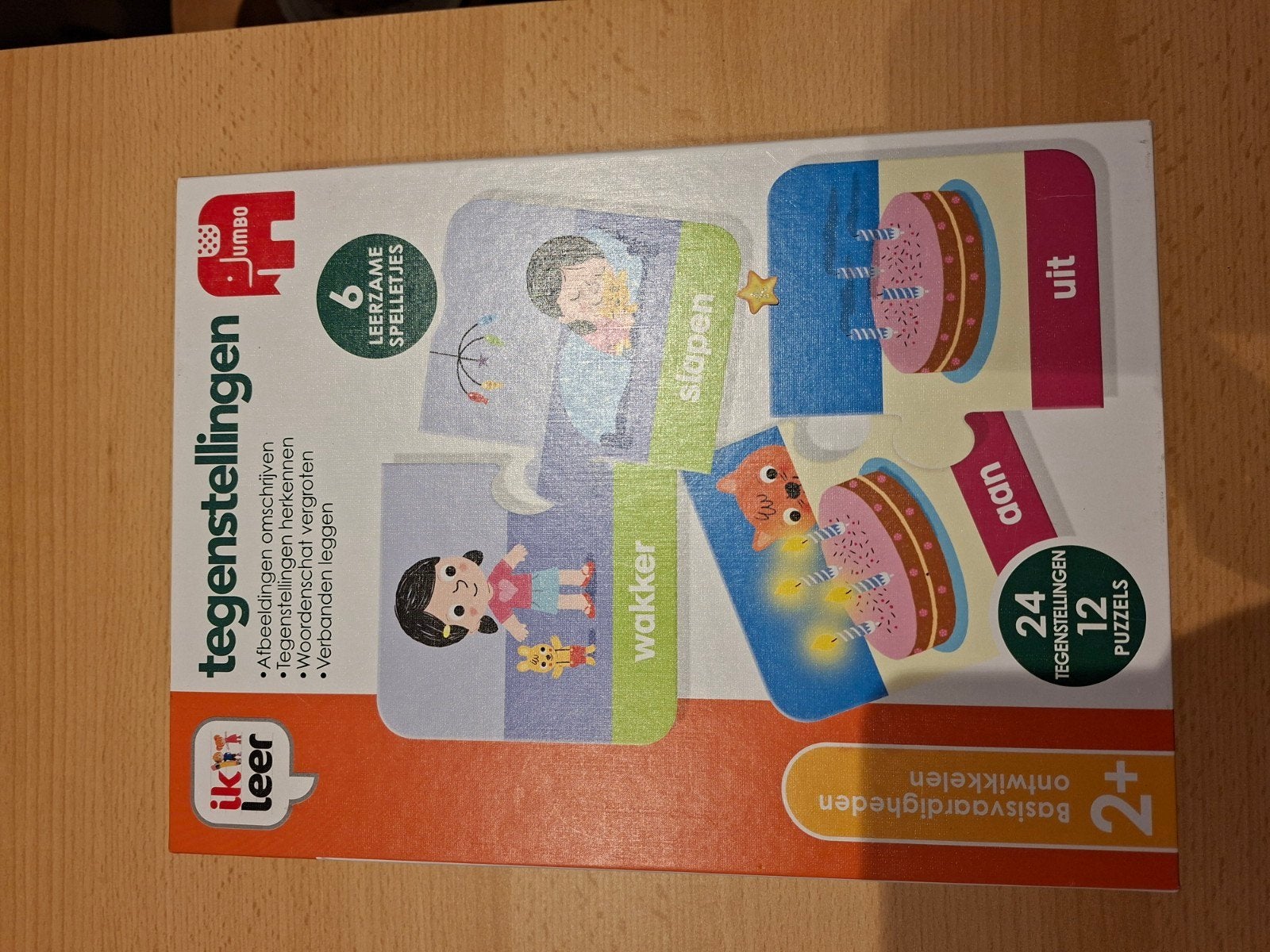 Jumbo Ik leer: Tegenstellingen - Educatief Puzzelspel, Ophalen of Verzenden, Nieuw, Puzzelen